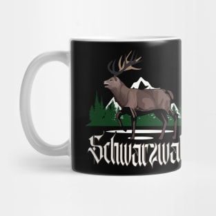 Schwarzwald Hirsch coole Schwarzwälder Mug